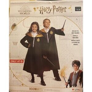 NWT - Disguise Harry Potter Hooded Robe Age 7+. Fits Most Children